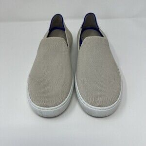 Rothy's Womens 7 The Slip On Sand Knit Fabric Casual Low Top Sneakers Shoes